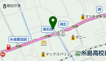 九州マツダ糸島店の地図画像