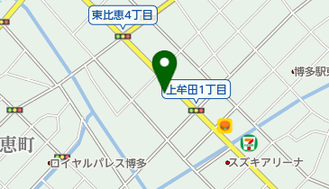 九州マツダ東比恵店の地図画像