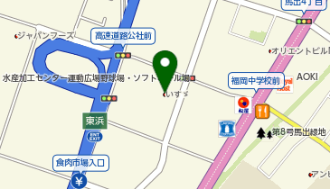 いすゞ自動車九州福岡支店の地図画像