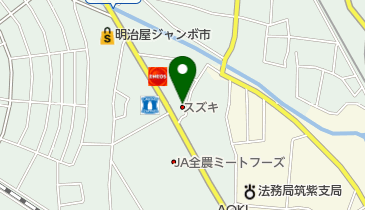 九州スズキ販売二日市営業所の地図画像