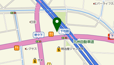 レッドバロン久留米の地図画像