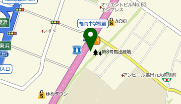 レッドバロン福岡箱崎店の地図画像