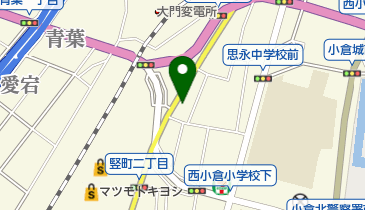 ホシキモータースの地図画像