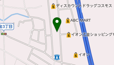 YSP筑紫の地図画像