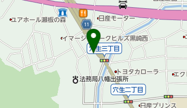 ルノー北九州の地図画像