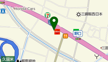 フォルクスワーゲン久留米の地図画像