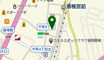 フォルクスワーゲン福岡東の地図画像