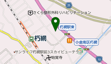 トヨタカローラ博多くさみ店の地図画像
