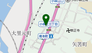 トヨタカローラ博多小森江店の地図画像