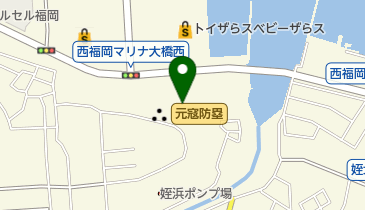 日産福岡カーパレスマリノアの地図画像