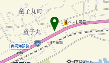 スバルショップ若松若松自動車の地図画像