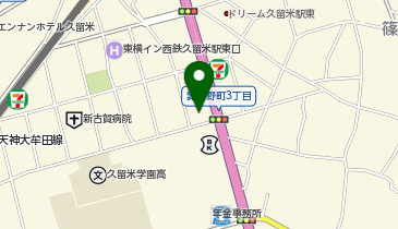福岡ダイハツ販売久留米中央店の地図画像