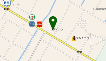 福岡ダイハツ販売甘木店の地図画像