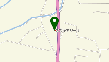 スズキアリーナ久留米西の地図画像