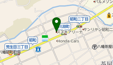 福岡中央スズキ自動車販売スズキアリーナ八幡東の地図画像