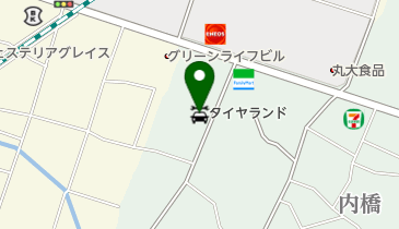 タイヤランド福岡の地図画像