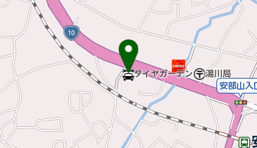 タイヤガーデンゆがわの地図画像