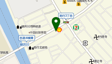 バジェットレンタカー福岡ドーム前SS店の地図画像