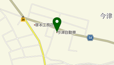 (有)今津自動車の地図画像