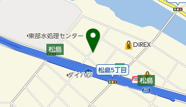 松島自動車工場の地図画像