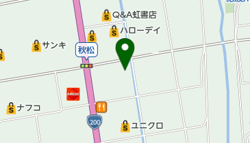 えとう自動車の地図画像
