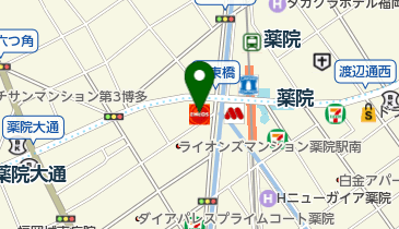 カーコンビニ倶楽部(株)喜多村石油店薬院店の地図画像