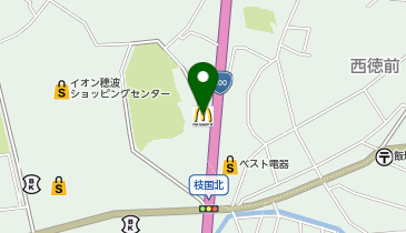 マクドナルド穂波パークシティ店の地図画像