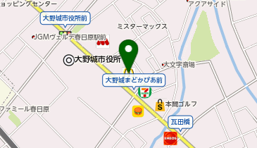 マクドナルド大野城店の地図画像