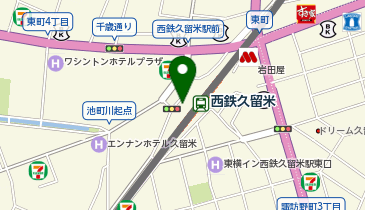 31アイスクリームレイリア久留米店の地図画像