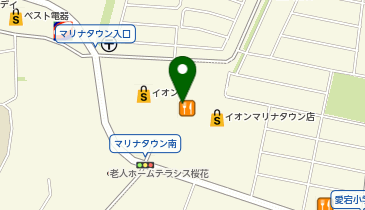 31アイスクリームイオンマリナタウン店の地図画像