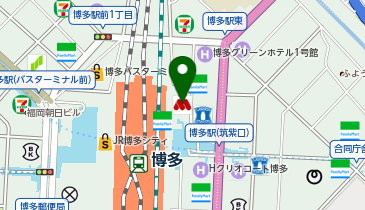 ケンタッキーフライドチキン博多デイトスアネックス店の地図画像