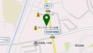 すき家ライフガーデン水巻店の地図画像
