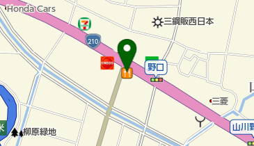 とんかつ濱かつ久留米山川沓形店の地図画像