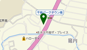 とんかつ濱かつ福岡古賀店の地図画像