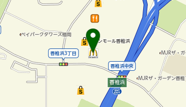 サイゼリヤイオンモール香椎浜店の地図画像