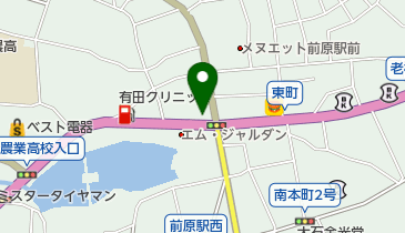 うどんウエスト前原店の地図画像