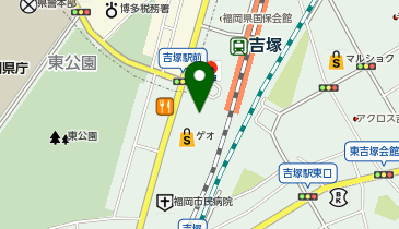 うどんウエスト吉塚駅前店の地図画像