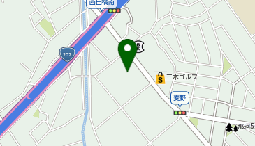 カフェ&和定食ウエスト麦野店の地図画像