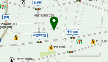 明月荘の地図画像