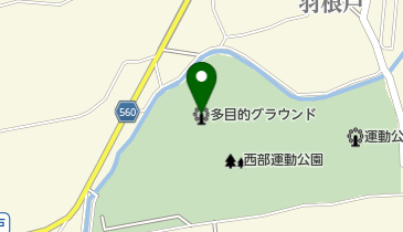 西部運動公園多目的グラウンドの地図画像