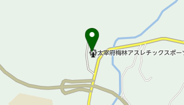 太宰府梅林アスレチックスポーツ公園の地図画像