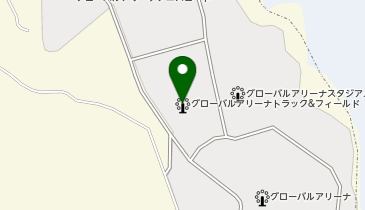 グローバルアリーナトラック&フィールドの地図画像
