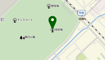 オクゼン不動産フットボールスタジアムの地図画像