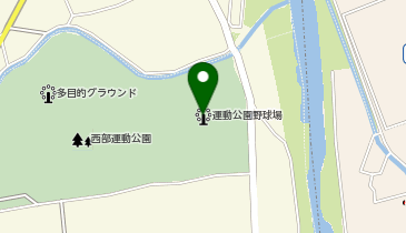 西部運動公園野球場の地図画像