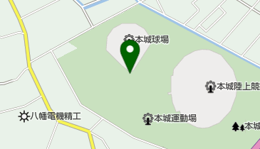 本城球場の地図画像