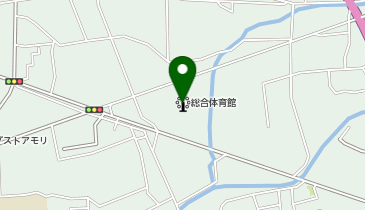 八女市総合体育館の地図画像