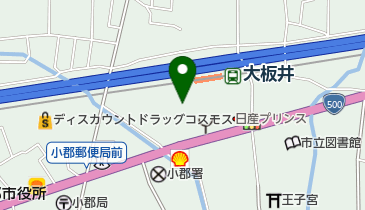 小郡市体育館の地図画像
