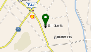 犀川体育館の地図画像