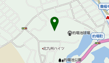 的場池体育館の地図画像