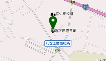 窓ケ原体育館の地図画像